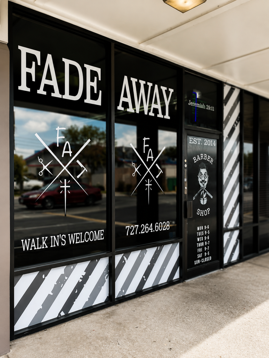 Custom business signage and storefronts